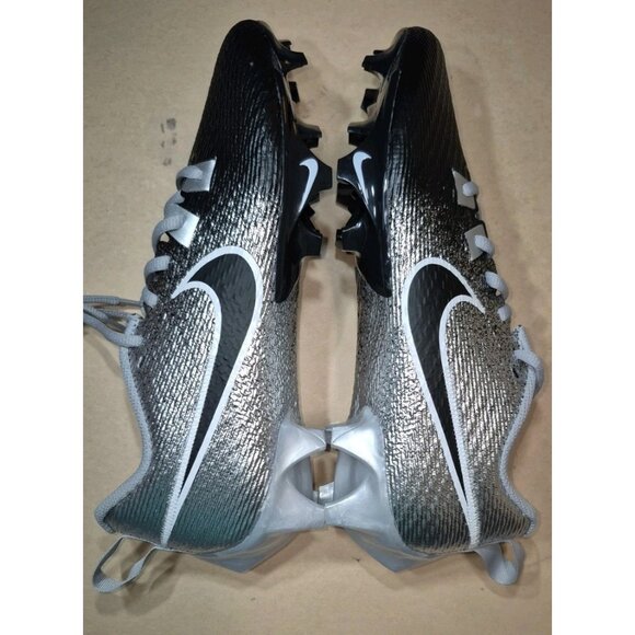 NIKE VAPOR EDGE SPEED 360 2 FOOTBALL CLEATS SILVER/BLACK MEN\'S SIZE 7 NEW main image 6